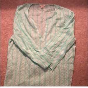 Coral beach cover up